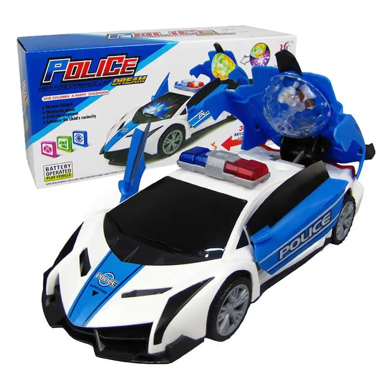 360° Spinning Stunt Racing Car with LED Lights & Music