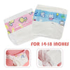 Soft Cotton Doll Diapers for Pretend Play (10-Pack)