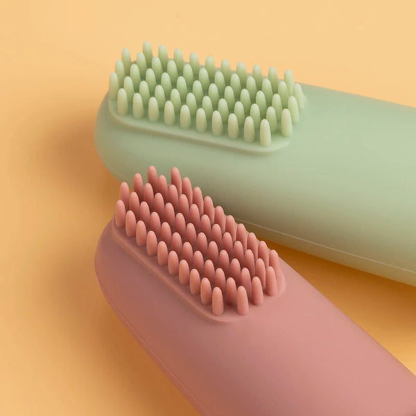 Silicone Baby Tooth Brushes Set (3-Piece)