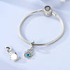 Classic Charm Bead with Cubic Zirconia Accent