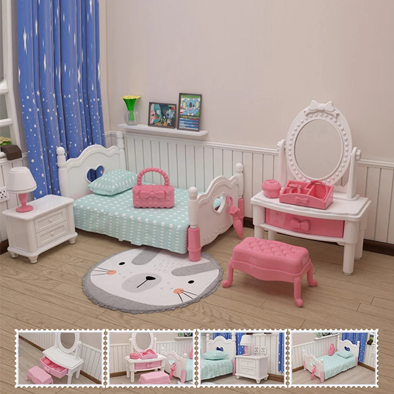 Miniature Dollhouse Furniture Set for 1:12 Scale Dolls