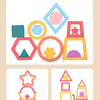 Wooden Rainbow Shape Sorting Puzzle for Kids