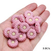 20mm Daisy Silicone Beads for DIY Jewelry & Crafts