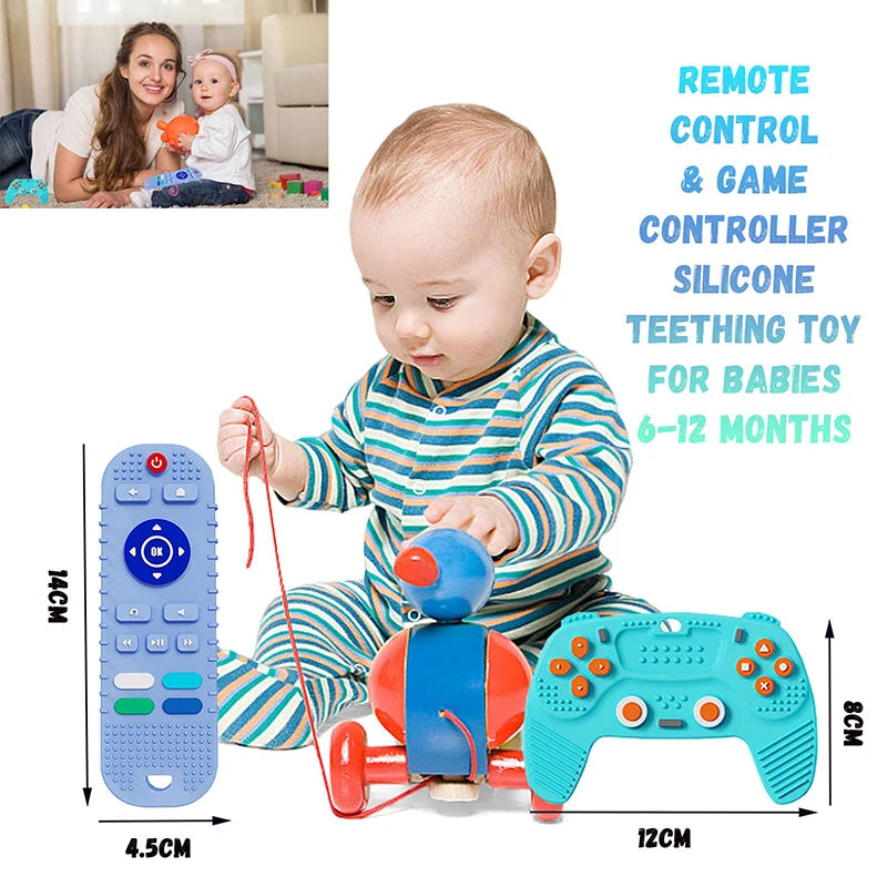 Silicone Baby Teething Toy Remote Control
