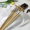Elegant Ribbon Wands with Bells for Weddings & Celebrations