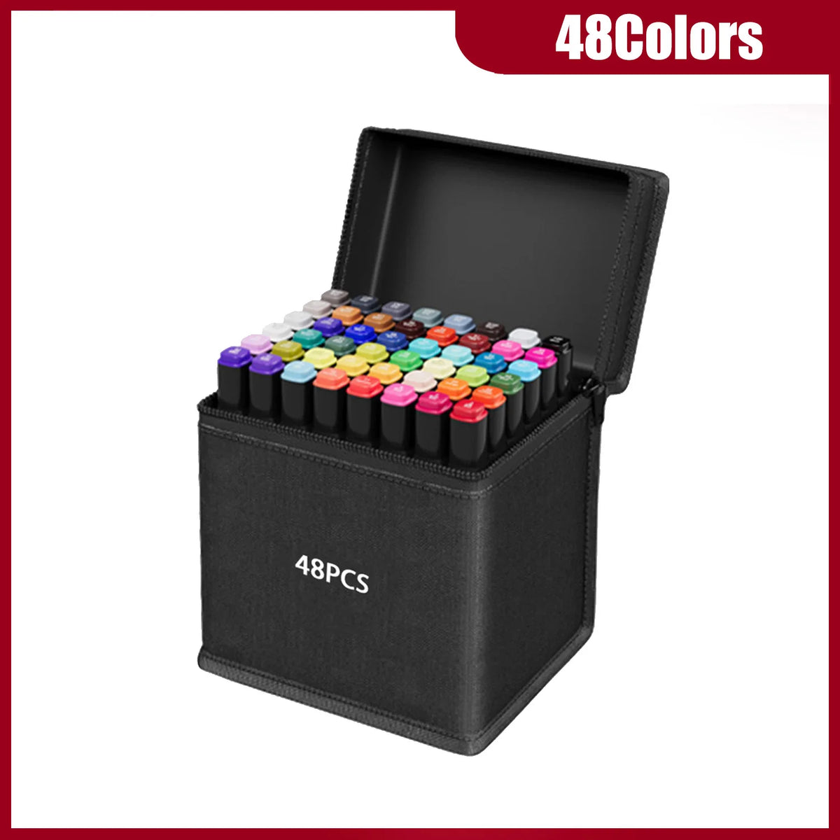 Dual-Tip Alcohol Art Markers – 24 to 262 Color Sets for Illustration & DIY