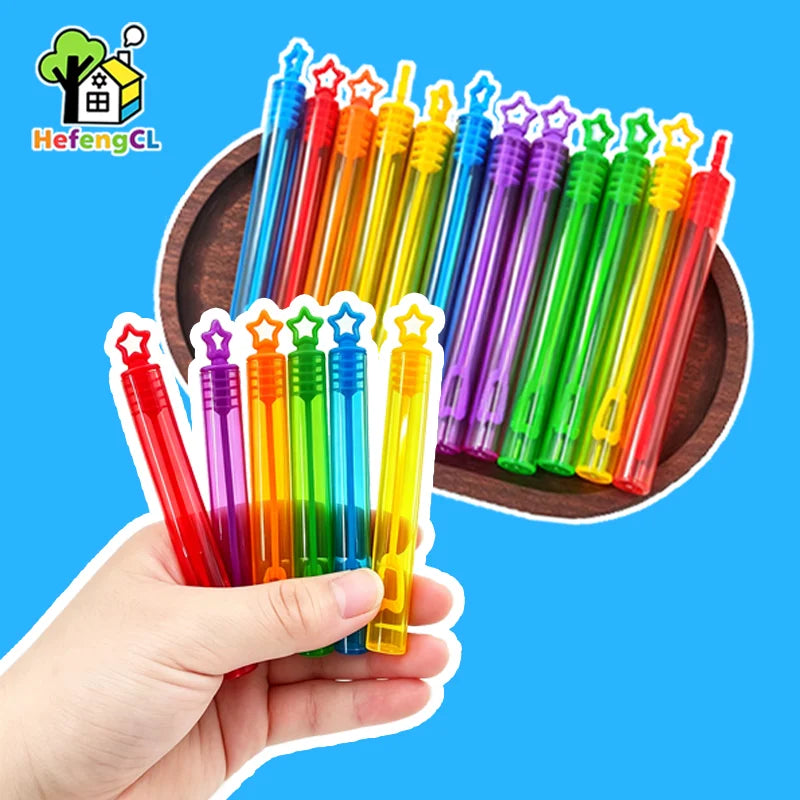 Mini Star-Top Bubble Wands for Party Favors (Set of 12/24)