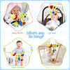 Soft Plush Hanging Baby Toy with Rattles and Teethers