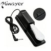 Universal Sustain Pedal with Polarity Switch for Keyboards and Digital Pianos