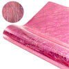 Pink glitter holographic heat transfer vinyl roll showing a close-up of the sparkly material.