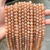 Genuine Tiger Eye Stone Beads for Jewelry Making – Round 8mm, 15" Strand
