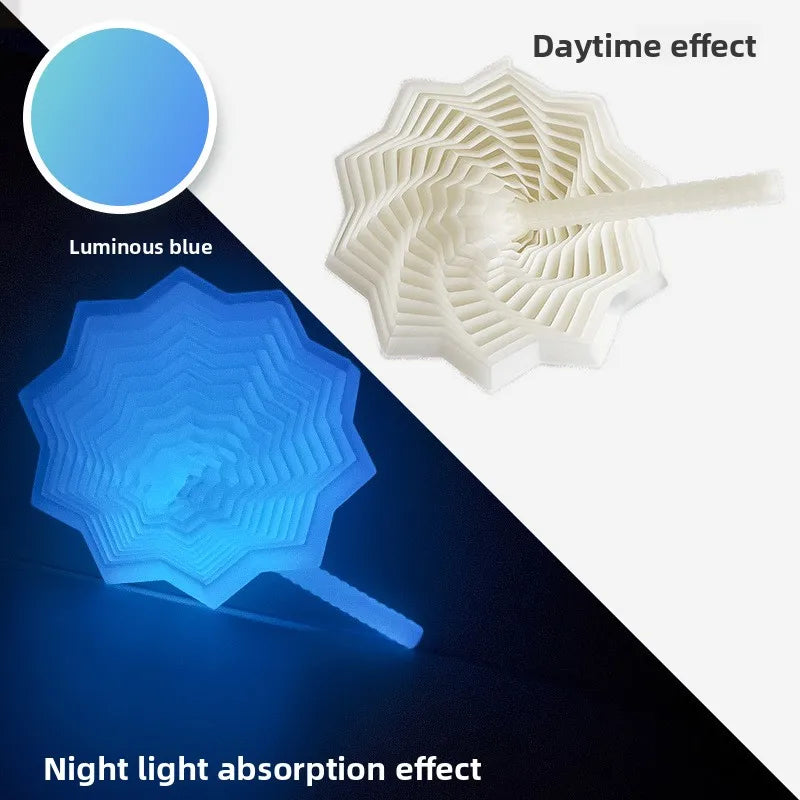 Optical Illusion Fidget Star – 3D Hexagon Spinner for Stress Relief