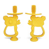 Silicone Teether Gloves for Babies - Cartoon Bear Design