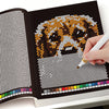 Mosaic Pixel Art Coloring Book for Adults – Stress-Relieving Mystery Scenes