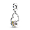 925 Sterling Silver Heart Charm Beads for Bracelets and Necklaces