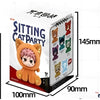 A box for a Sitting Cat Party collectible figure blind box featuring characters from Jujutsu Kaisen