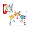 Sunflower Rainbow Baby Crib Toy with Foldable Arch