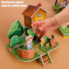 3D Building Puzzle Set for Kids – Educational DIY Paper Model Kit