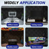 50-Pack Acoustic Foam Panels for Soundproofing and Studio Treatment