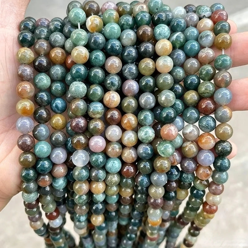 Genuine Tiger Eye Stone Beads for Jewelry Making – Round 8mm, 15" Strand