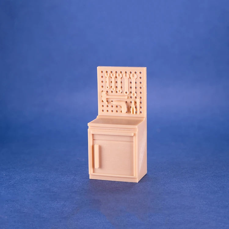 1/64 Scale Resin Tool Cabinet Set for Diorama Scenes