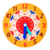 Wooden Montessori Clock Toy for Kids Learning Time