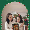DIY Book Nook Kit – Christmas Shop Miniature Wooden Model with Lights
