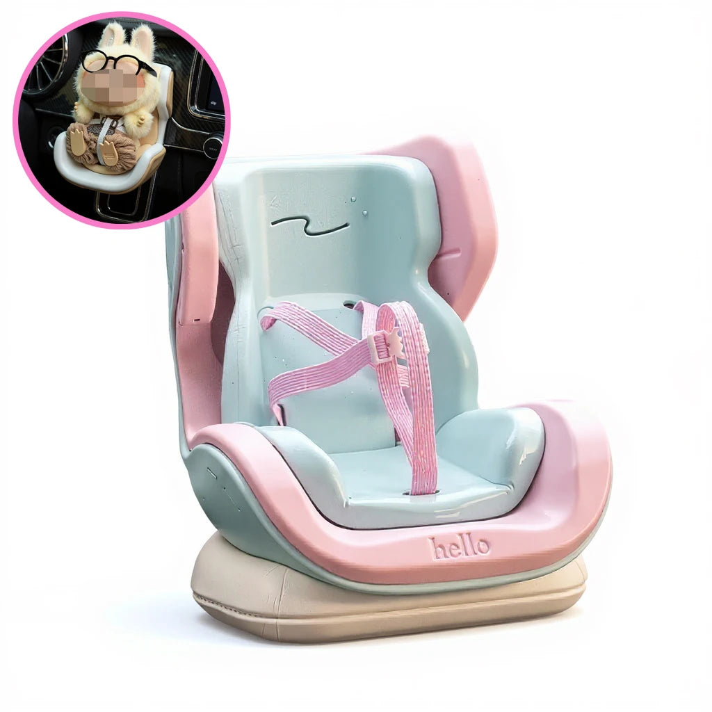 Labubu Car Seat Companion – Sitting Edition for Fans