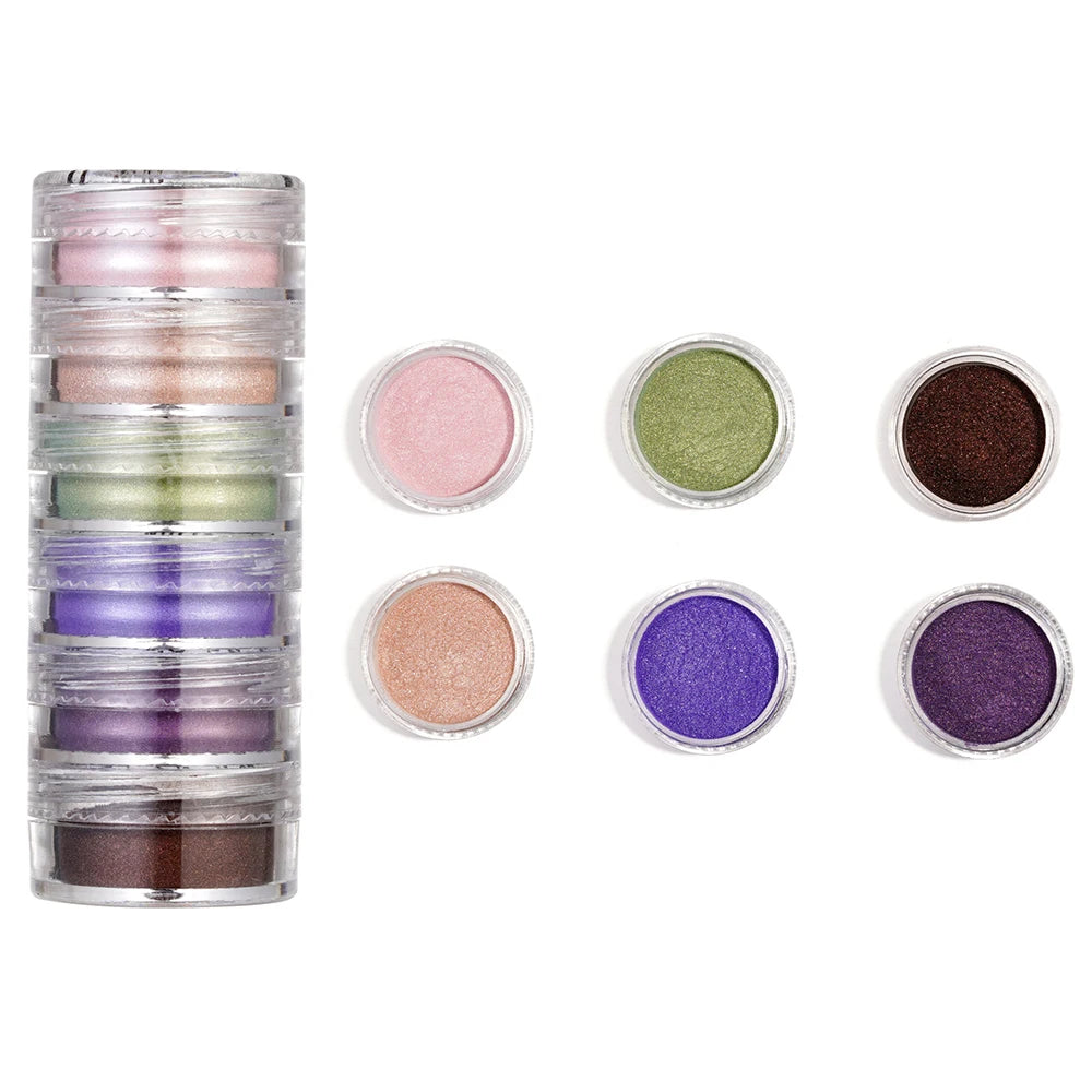 Pearlescent Epoxy Resin Pigment Powder Set (6 Colors)