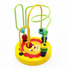 Wooden Bead Maze Roller Coaster with Abacus for Toddlers