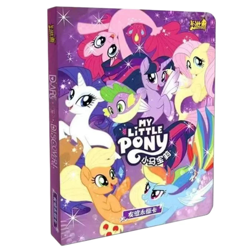 A box of My Little Pony KAYOU Collection Cards featuring colorful ponies and magical effects.