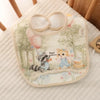 Cotton Baby Bibs with Adjustable Neck – Waterproof & Absorbent