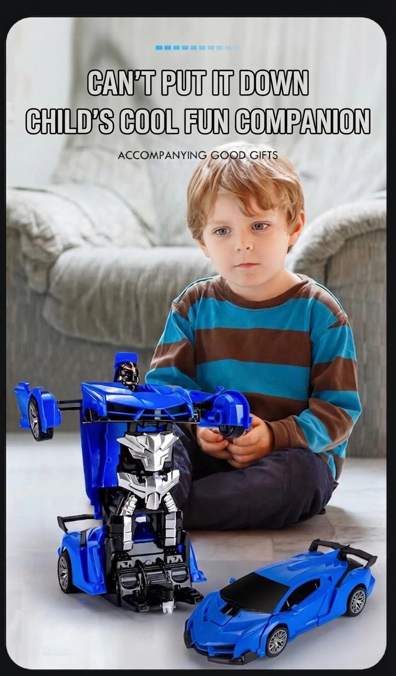 2-in-1 Remote Control Transforming Robot Car
