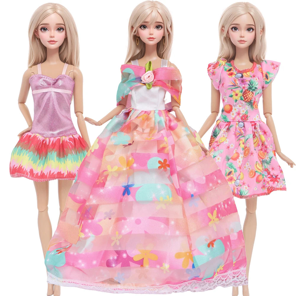 Sequin Doll Fashion Dress Set for 12-Inch Dolls