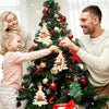 Unfinished Wooden Christmas Ornaments for DIY Painting