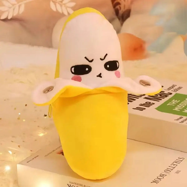 A yellow fruit induction metronome musical toy is displayed on a white box.