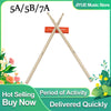 Pair of professional maple wood drumsticks with rubber grips labeled 5A, 5B, and 7A