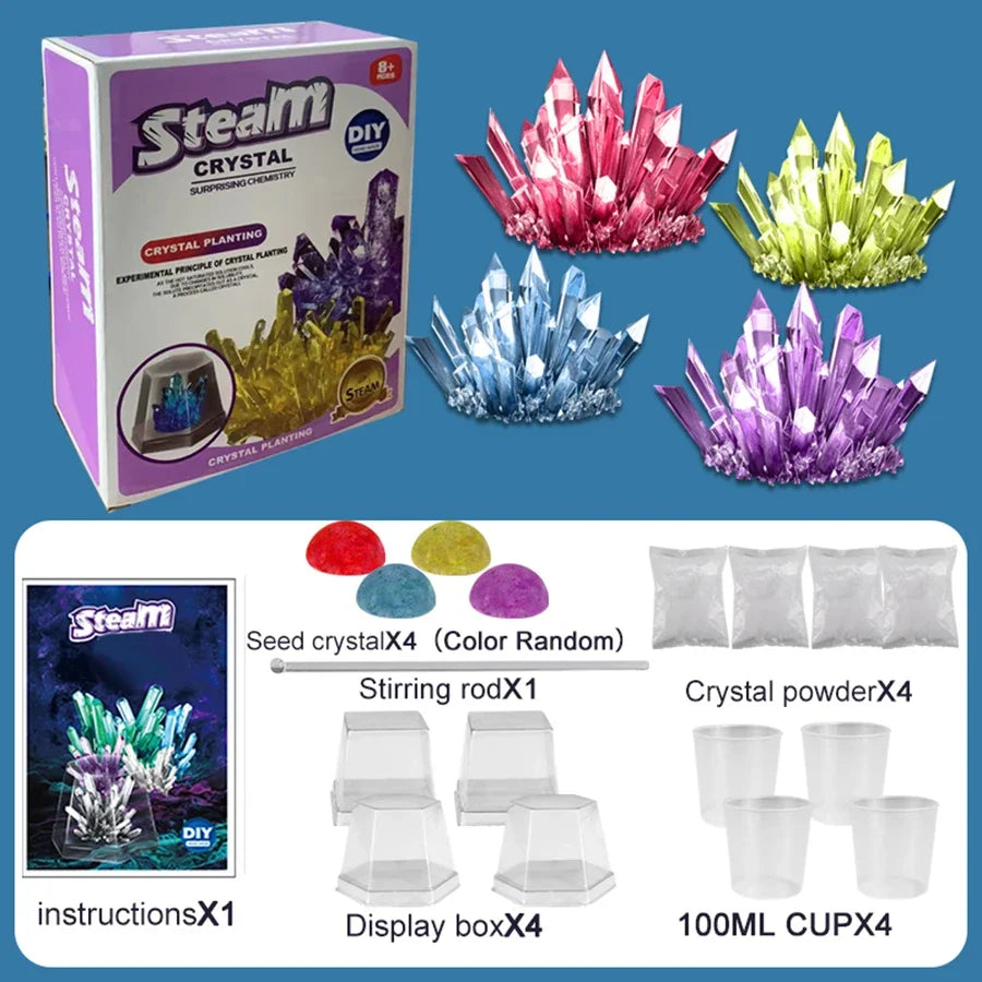 Crystal Growing Science Kit for STEM Learning