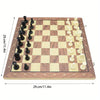 Classic Solid Wood Magnetic Folding Chess Set