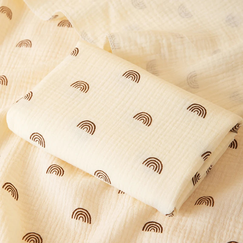 Gauze Baby Swaddle Blanket – Soft, Breathable, and Gentle on Newborn Skin