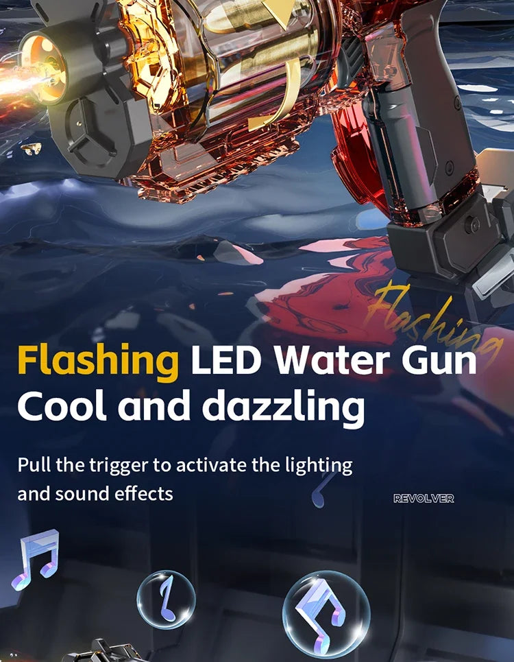 Electric Water Blaster with Light & Sound Effects – 750ml
