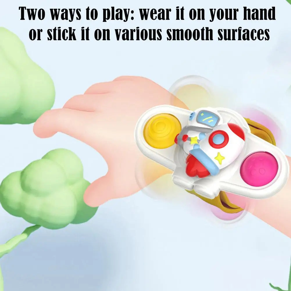 Colorful Suction Cup Spinner Toy for Baby | Sensory Fidget Fun