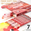 Acrylic Marker Set with Soft Brush Tips – 12 Colors