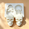 Skull Silicone Cake Mold for Halloween Baking and Sugarcraft