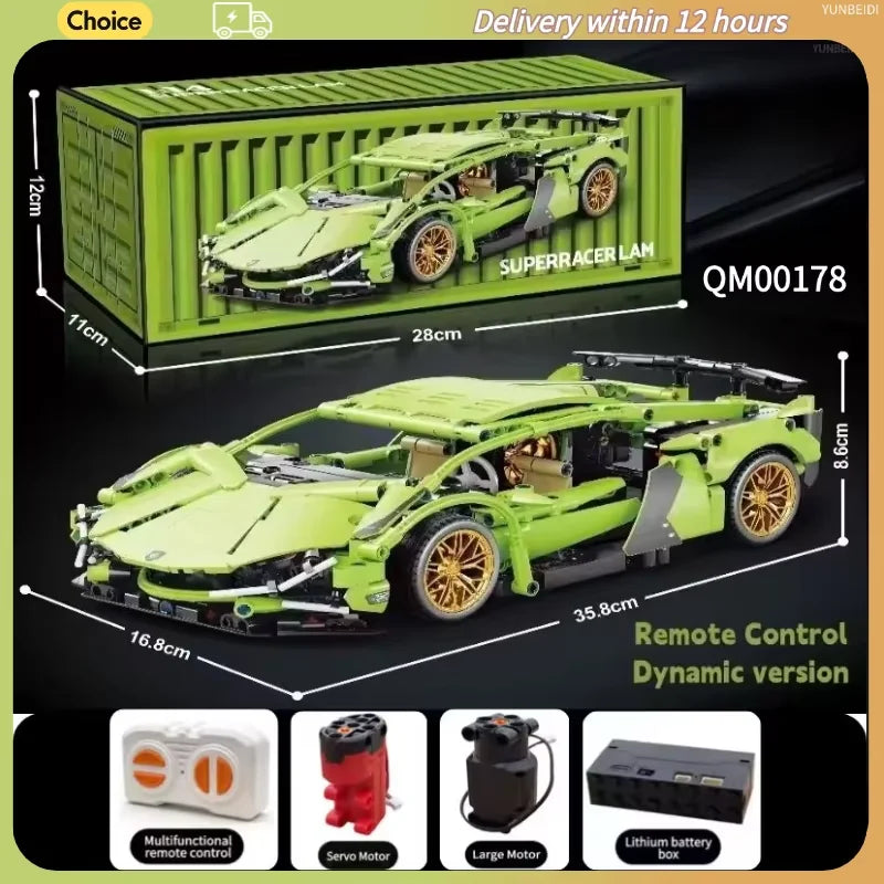1:14 Scale Remote Control Racing Car Building Kit