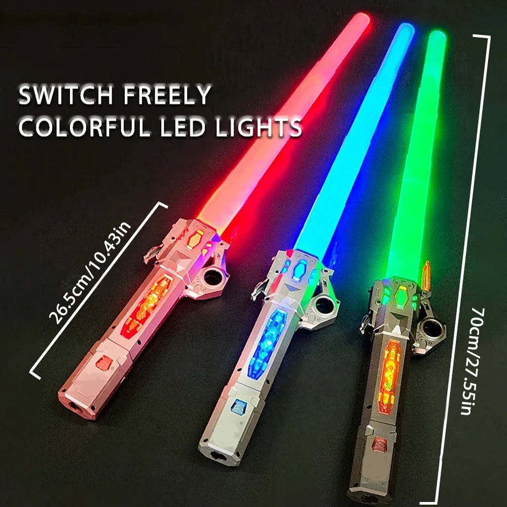 Glowing Telescopic Music Sword Toy for Kids