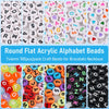 Acrylic Alphabet Letter Beads Kit for Jewelry Making