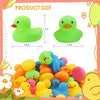 Multicolor Mini Rubber Ducks – Fun Bath Toys & Party Favors