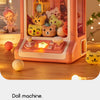 Mini Claw Machine Toy with Lights and Music for Kids