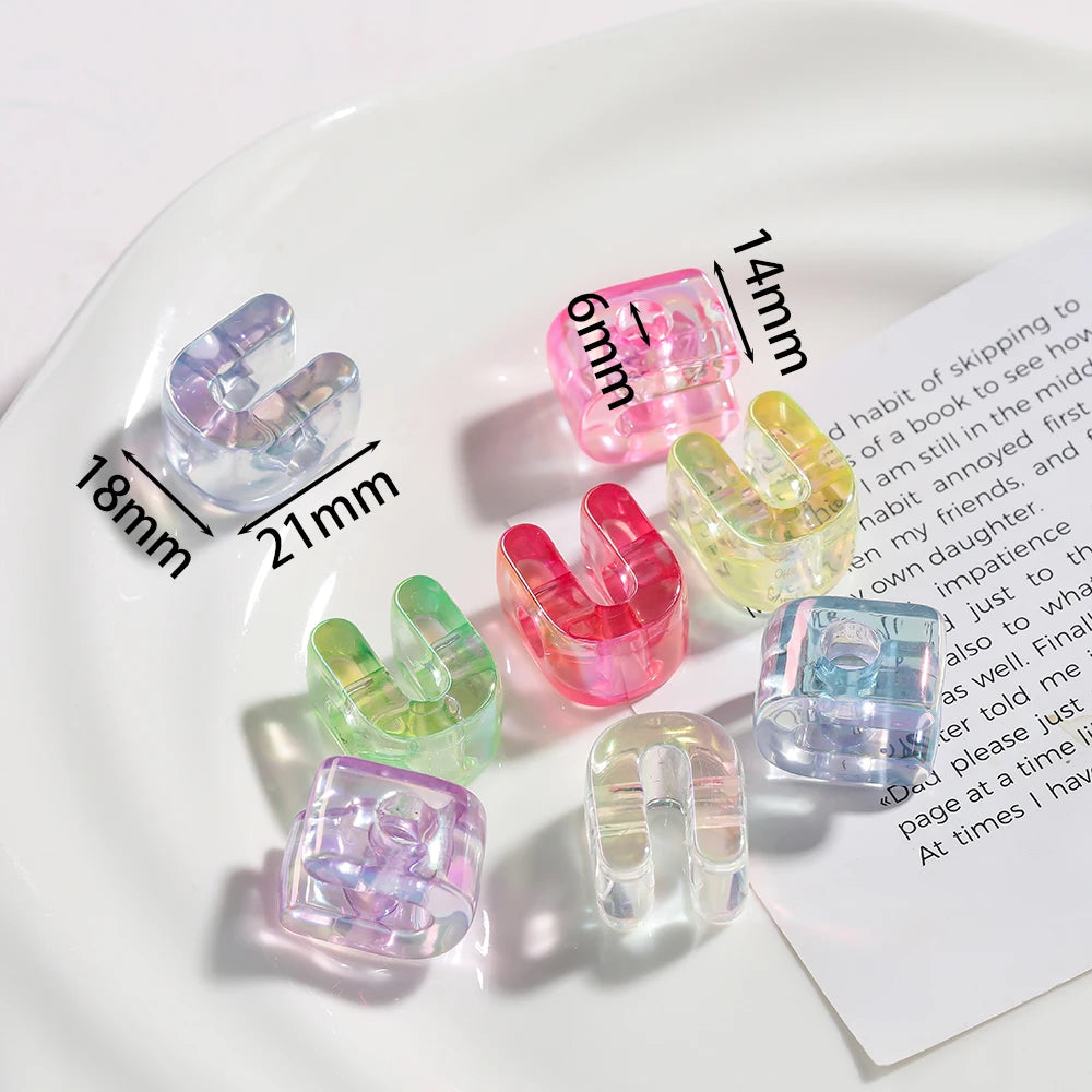 Acrylic Alphabet Beads for Jewelry Making – DIY Craft Kit